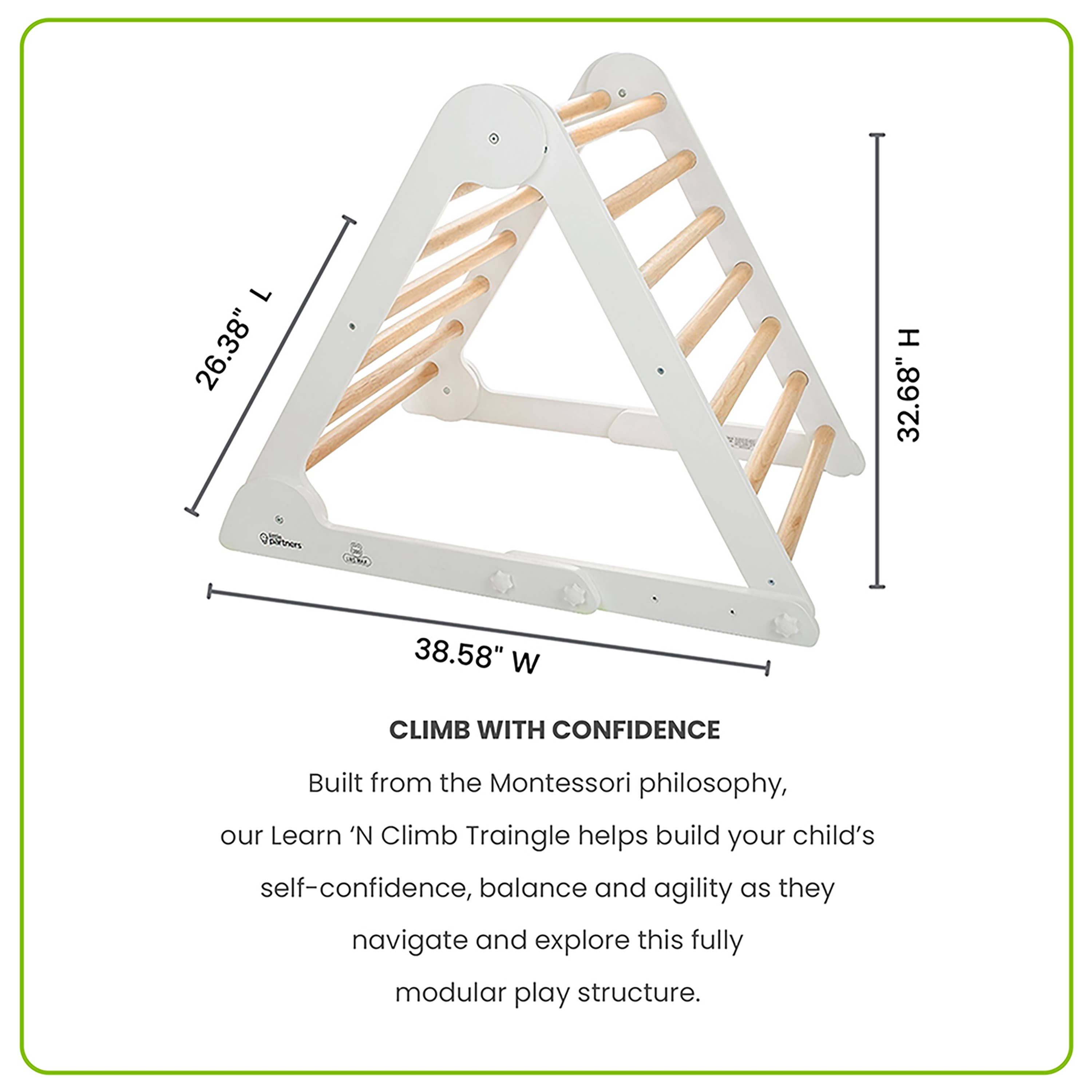 Image of Little Partners - Learn 'N Climb Triangle - Knock Down