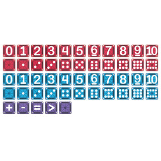 Magna-Tiles - MicroMAGS LEARN Numbers™ 56 Piece Set