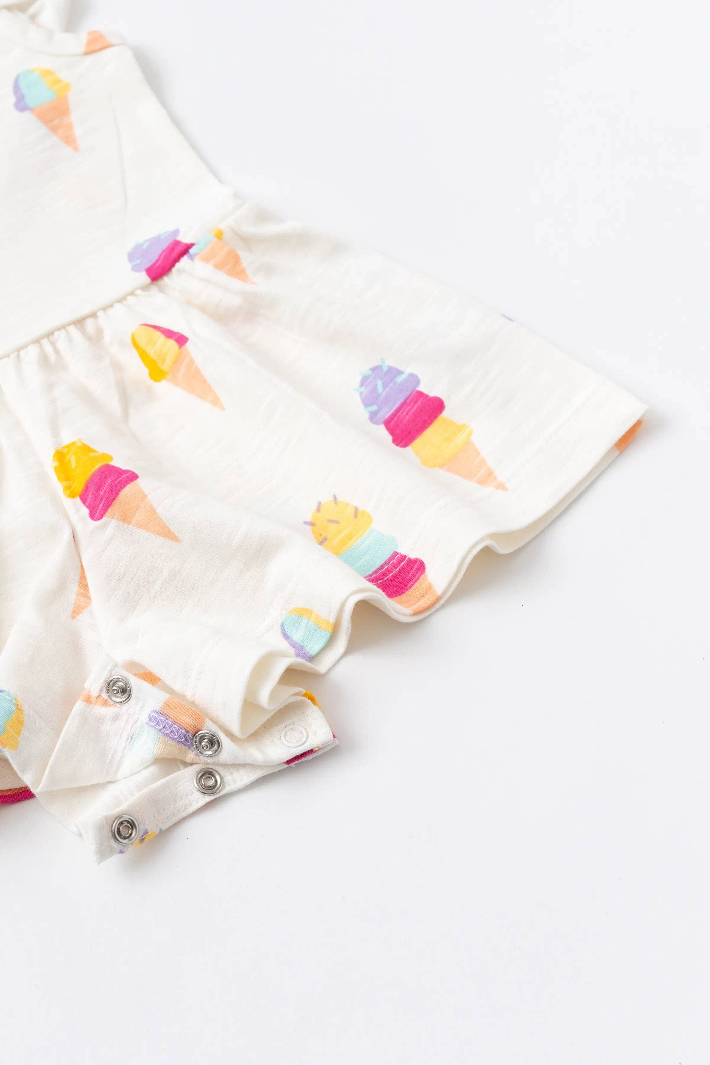 Monica + Andy - Flowy Romper_Ice Cream Social