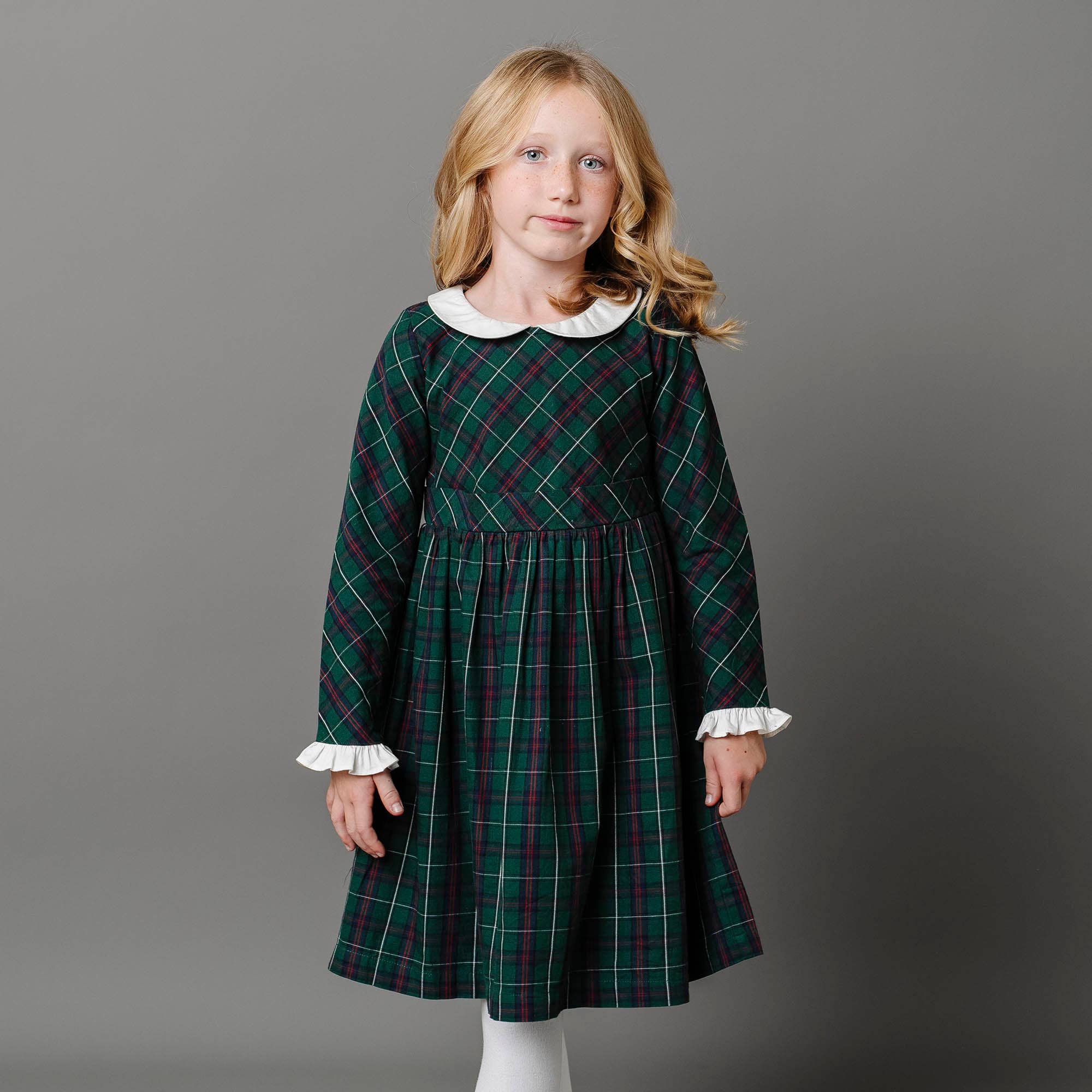 Image of Organic Ruffle Cuff Party Dress