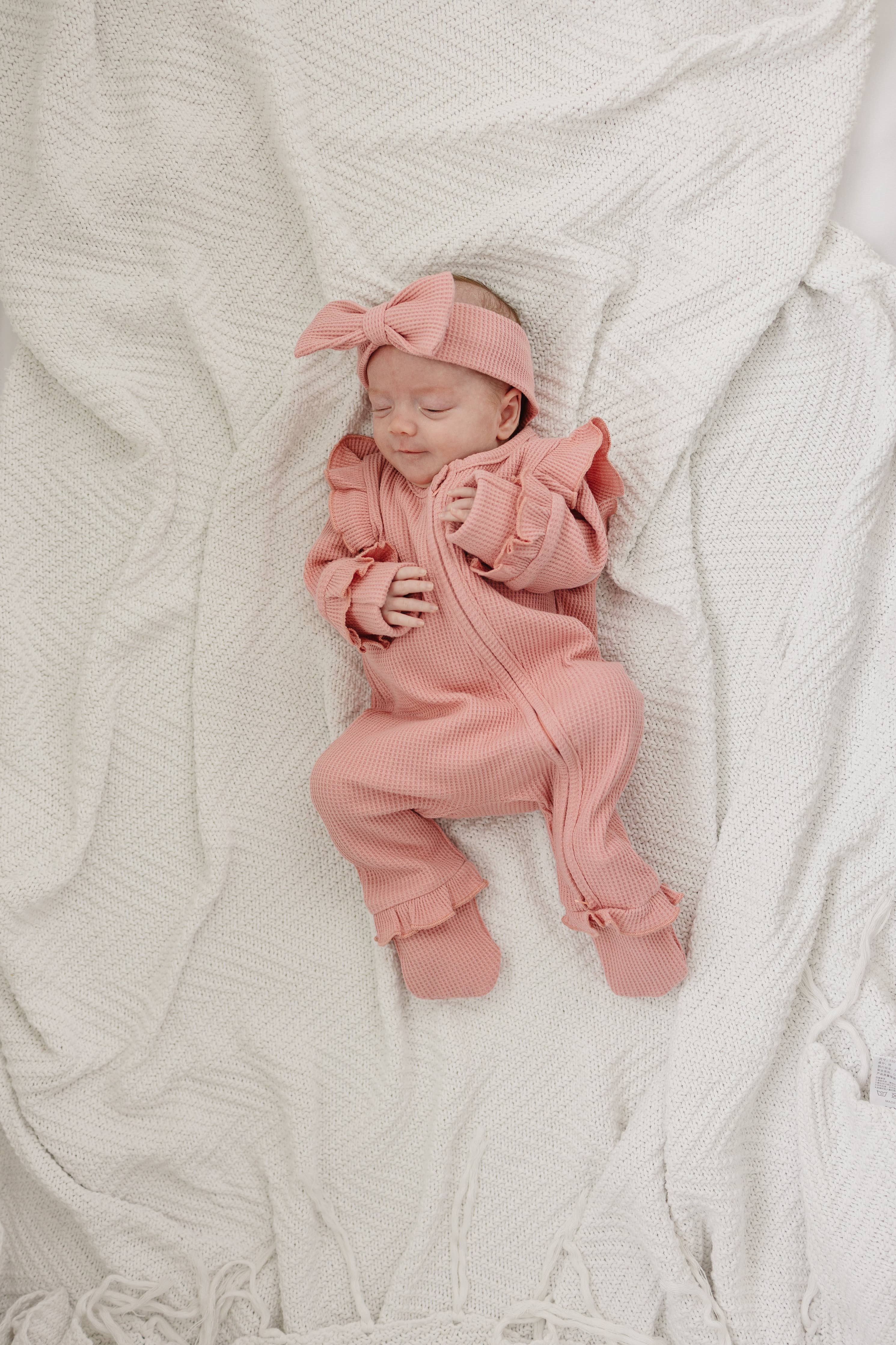 Image of Ruffle Waffle Set - Dusty Rose