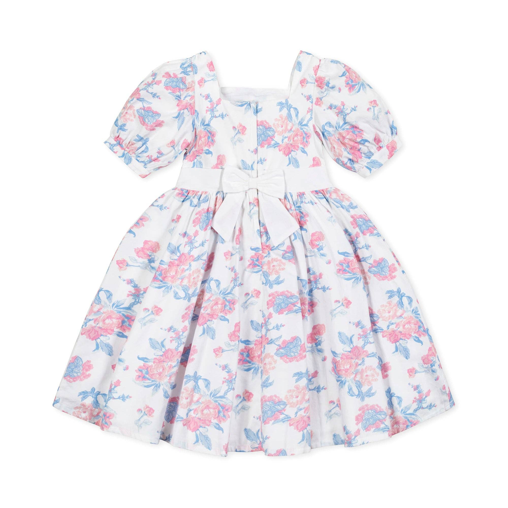Hope and Henry - Organic Puff Sleeve Party Dress