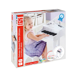 Deluxe Grand Piano, White