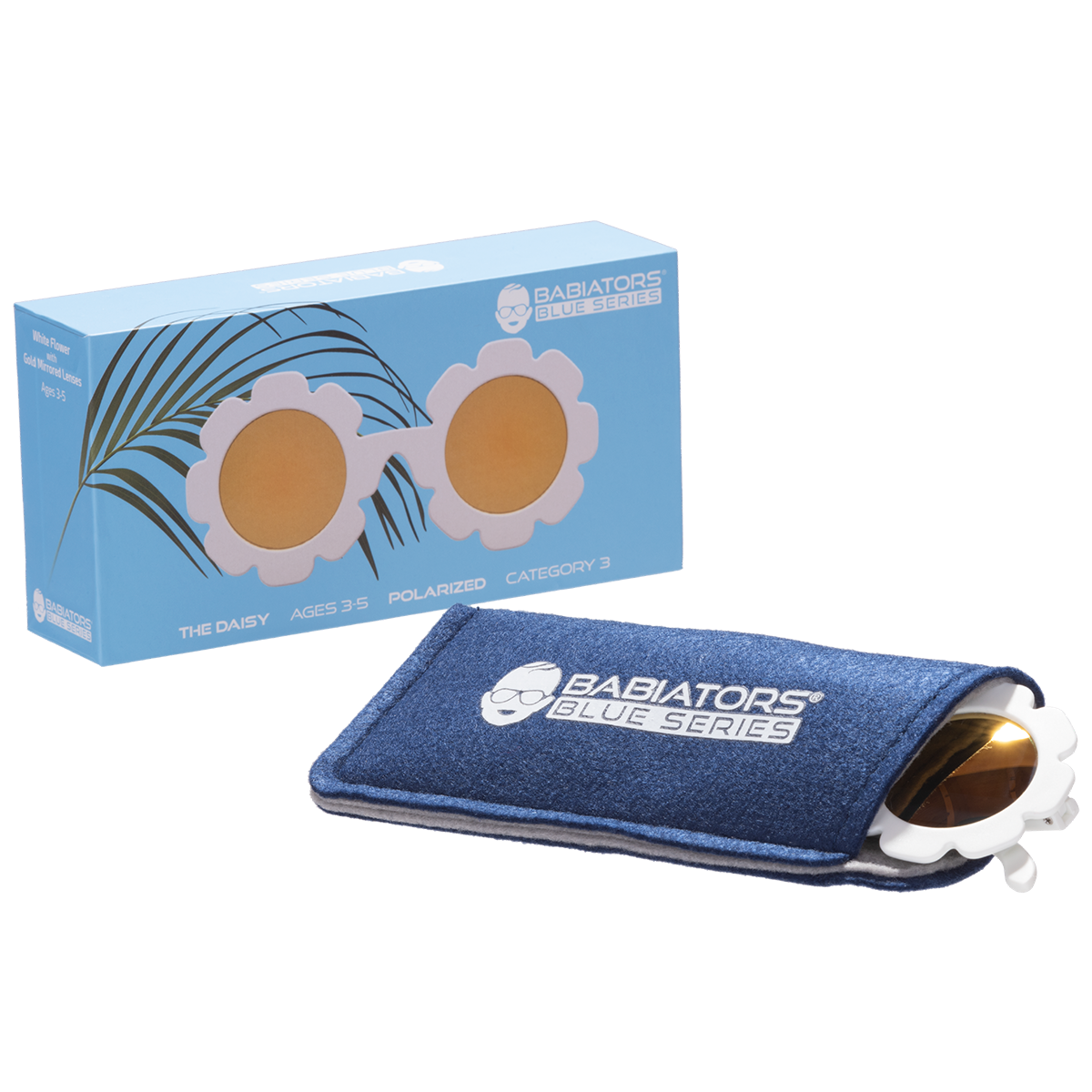 Image of Babiators - Daisy Flower Sunglasses with Mirrored Lens : Ages 6+