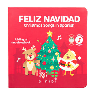 Binibi - Bilingual Christmas Musical Book: Spanish Christmas Songs