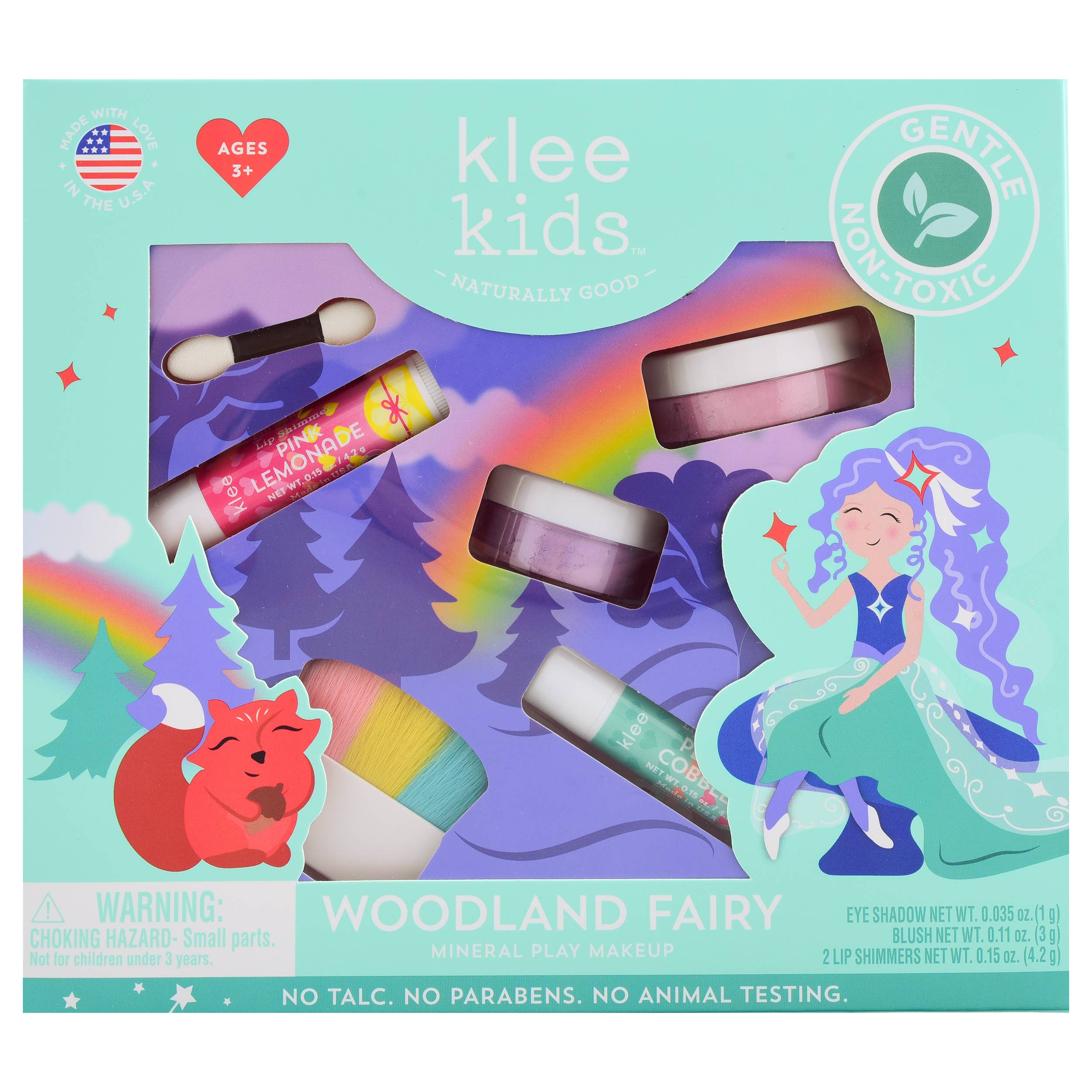 Image of Rainbow Fairy - Klee Kids Natural Mineral Play Makeup Kit