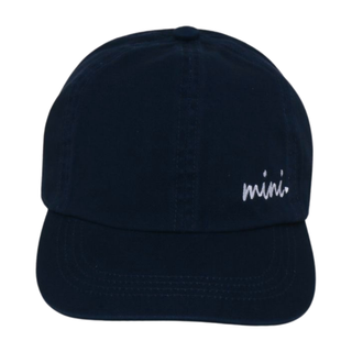 MINI ON SIDE EMBROIDERED BASEBALL CAP: NAVY