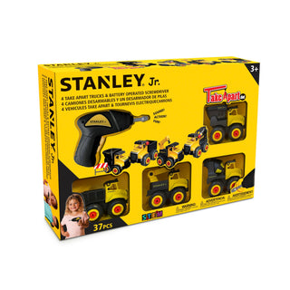 Toysmith - Red Toolbox Stanley Jr. Take Apart Dot Truck Set