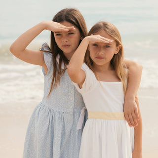 Hope and Henry - Linen Dress with Peter Pan Collar