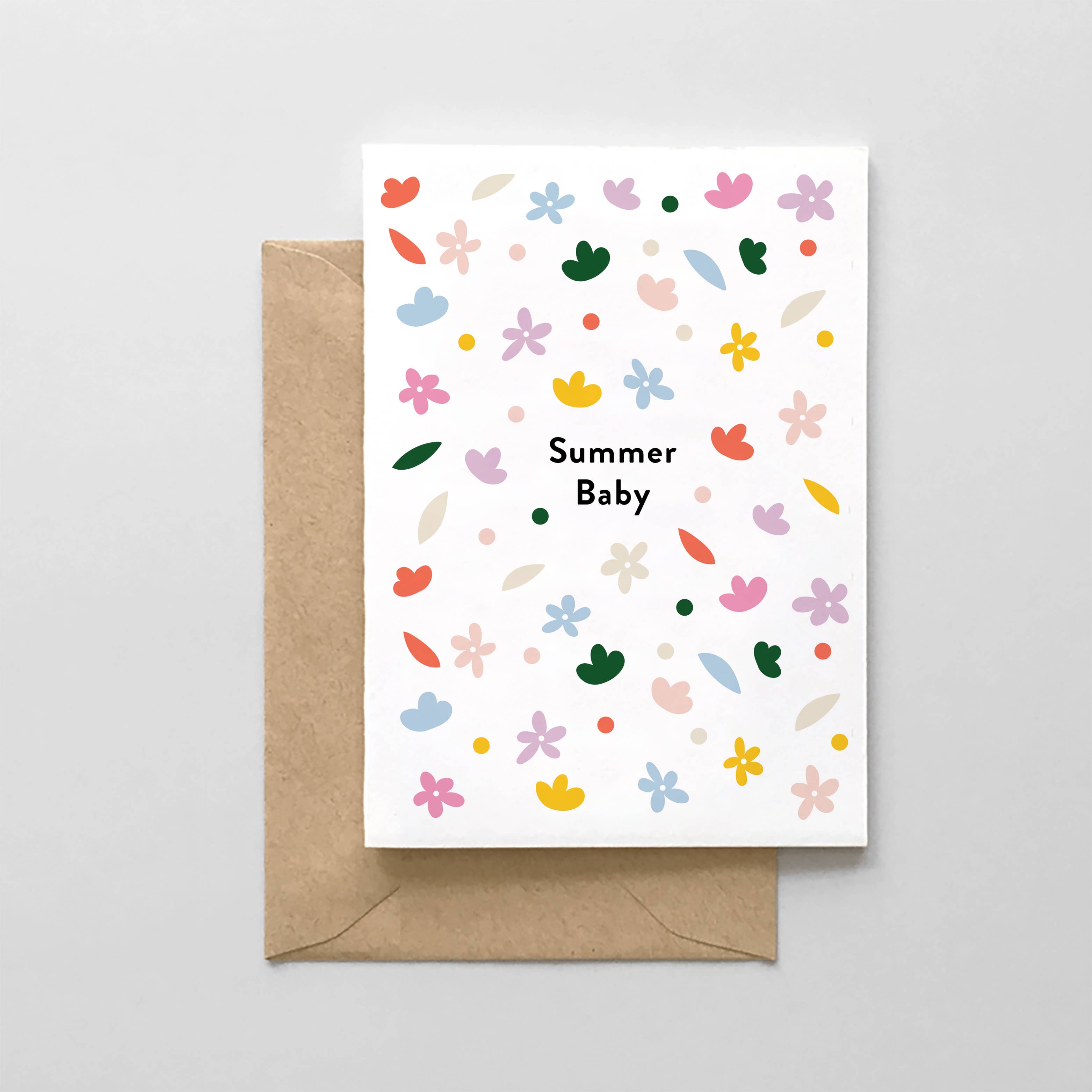 Spaghetti & Meatballs - Summer Baby - Birthday Card
