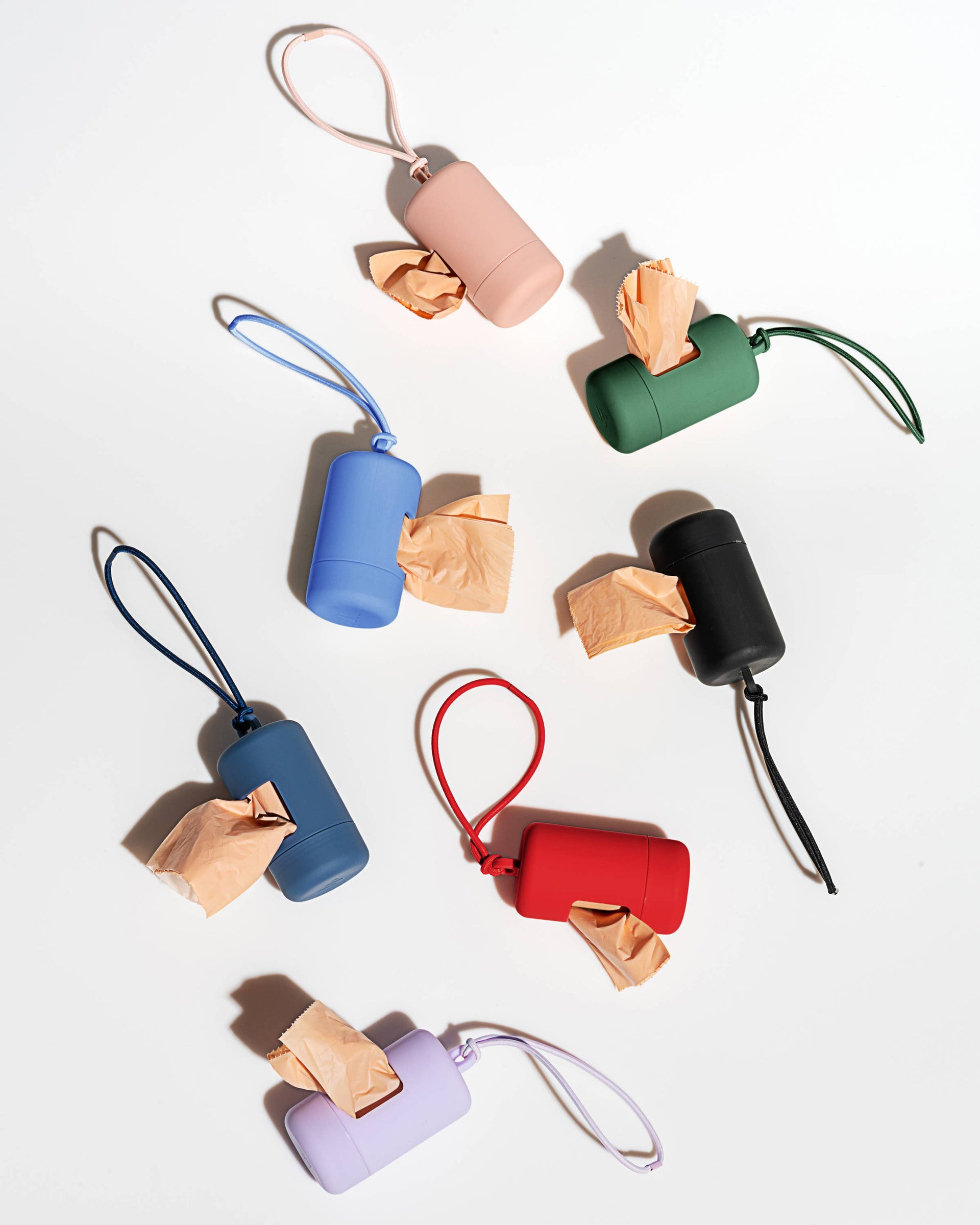 Wild One - Poop Bag Carrier Dispenser for Pets & Dogs: Blush