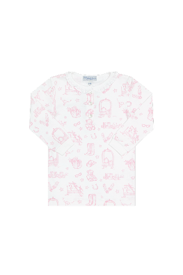 Nellapima - Pink Lone Star Toile Pajamas