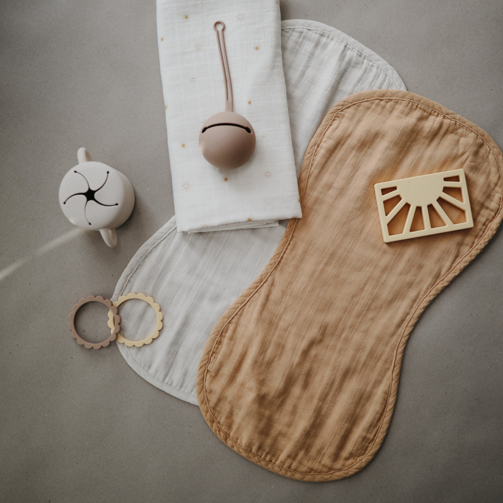 Image of Organic Cotton Muslin Burp Cloth 2-Pack