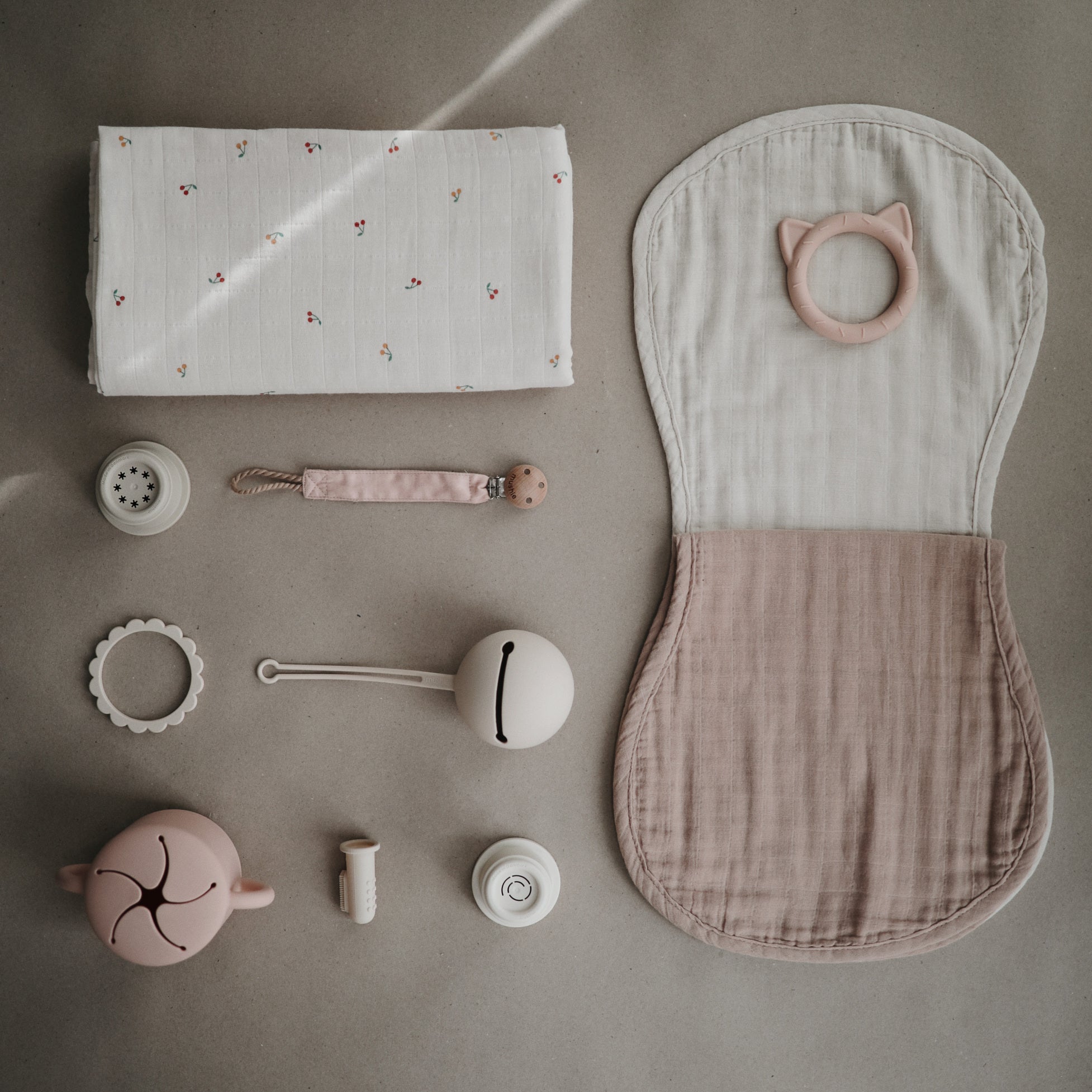 Image of Organic Cotton Muslin Burp Cloth 2-Pack