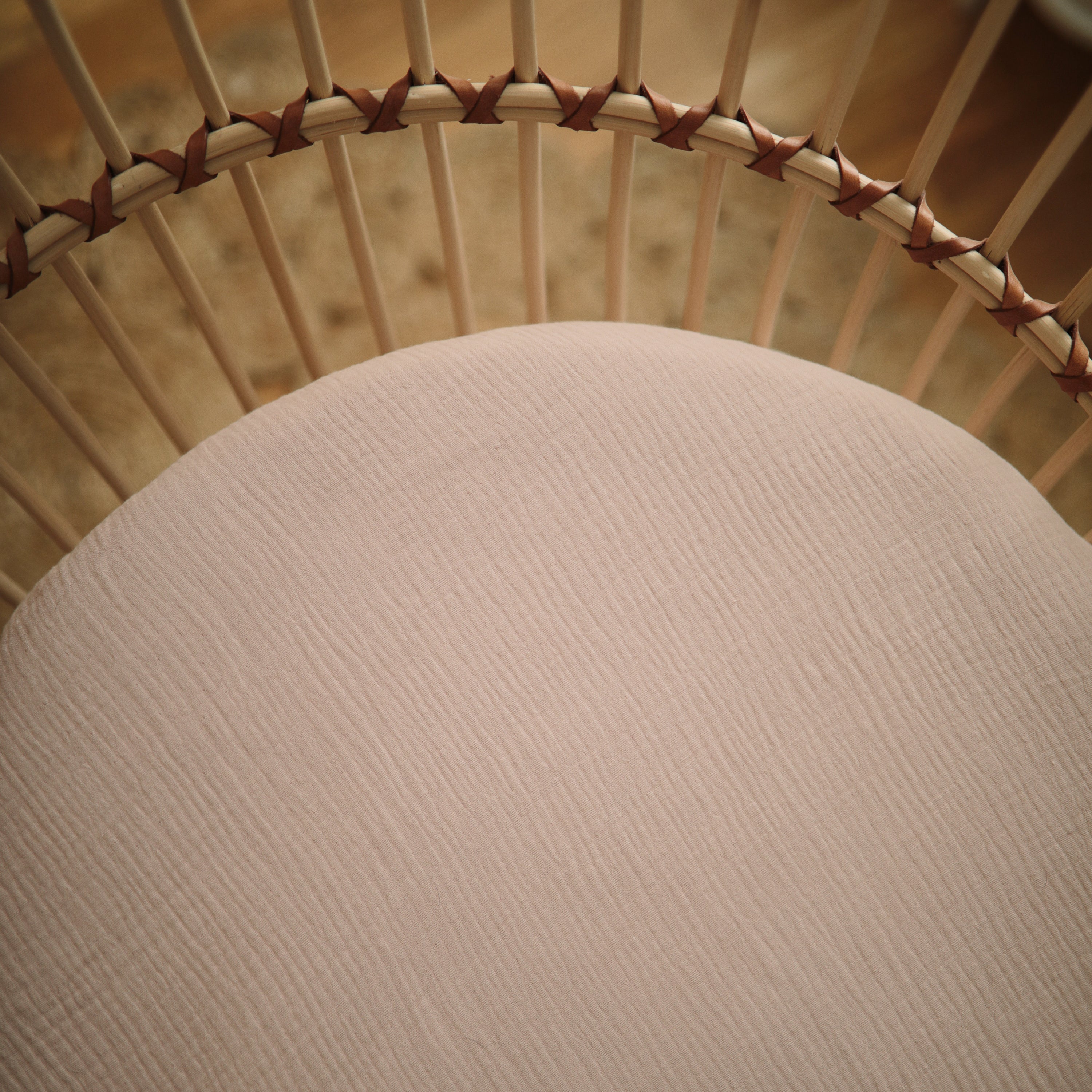 Image of Extra Soft Bassinet Muslin Crib Sheet