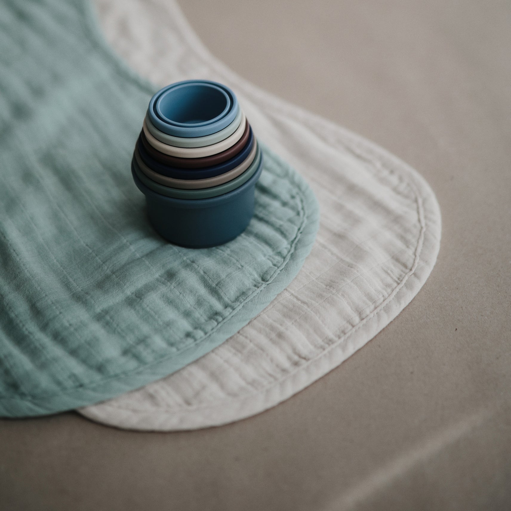 Image of Organic Cotton Muslin Burp Cloth 2-Pack