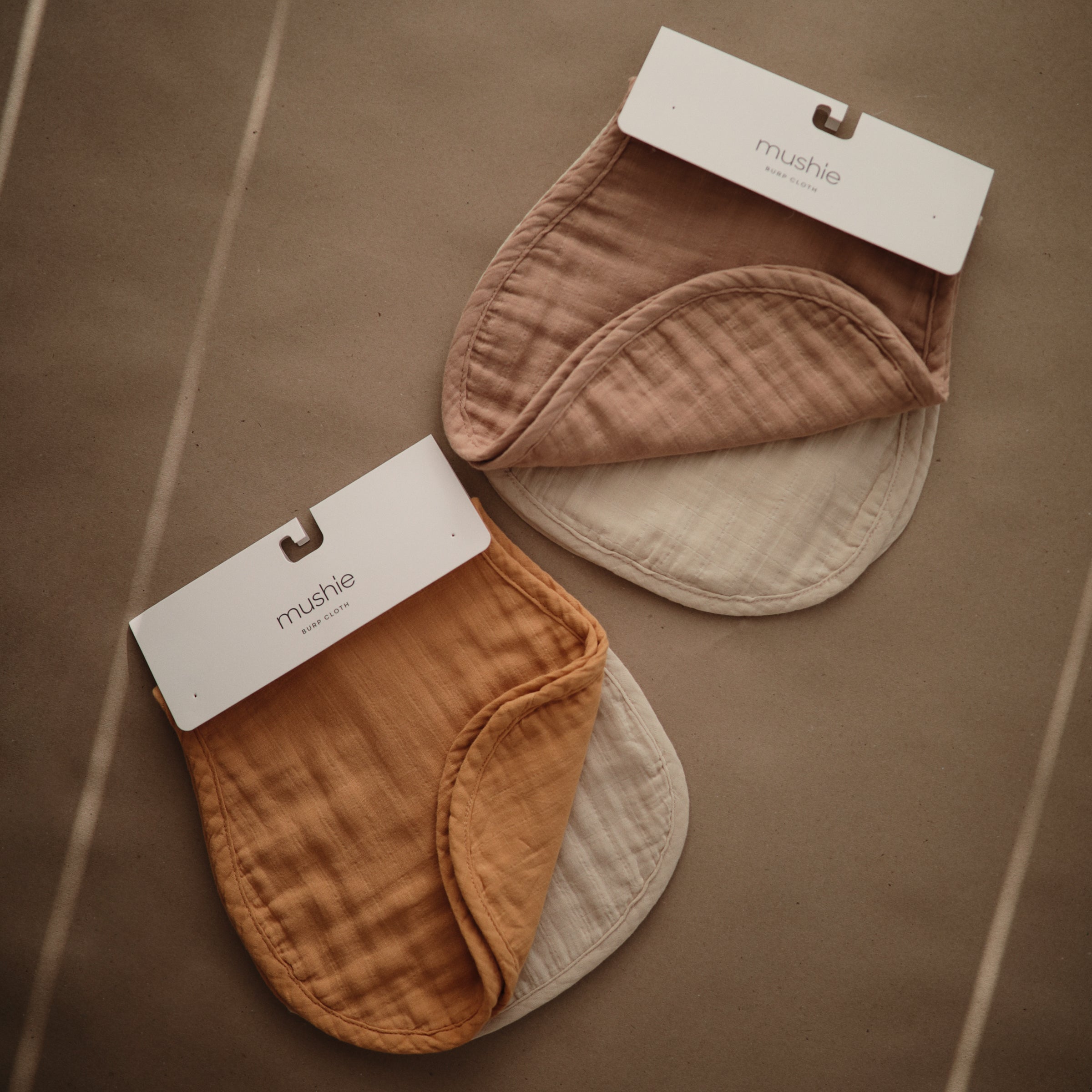 Image of Organic Cotton Muslin Burp Cloth 2-Pack