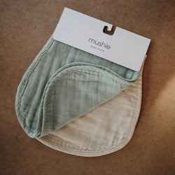 Image of Organic Cotton Muslin Burp Cloth 2-Pack