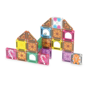 Magna-Tiles - MicroMAGS Gingerbread House 24 Piece Travel Set