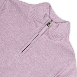 Organic Fine Gauge Half Zip Sweater