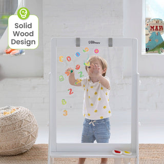 Little Partners - Peek-A-Boo Art Easel - Transparent Art Easel