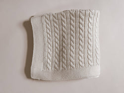 Image of Luna + Luca Cable Knit Baby Blanket