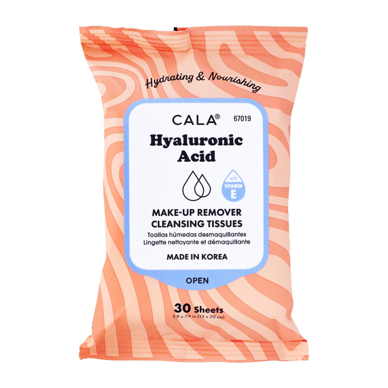 Image of Cala Makeup Remover Wipes Tissue Cleanser