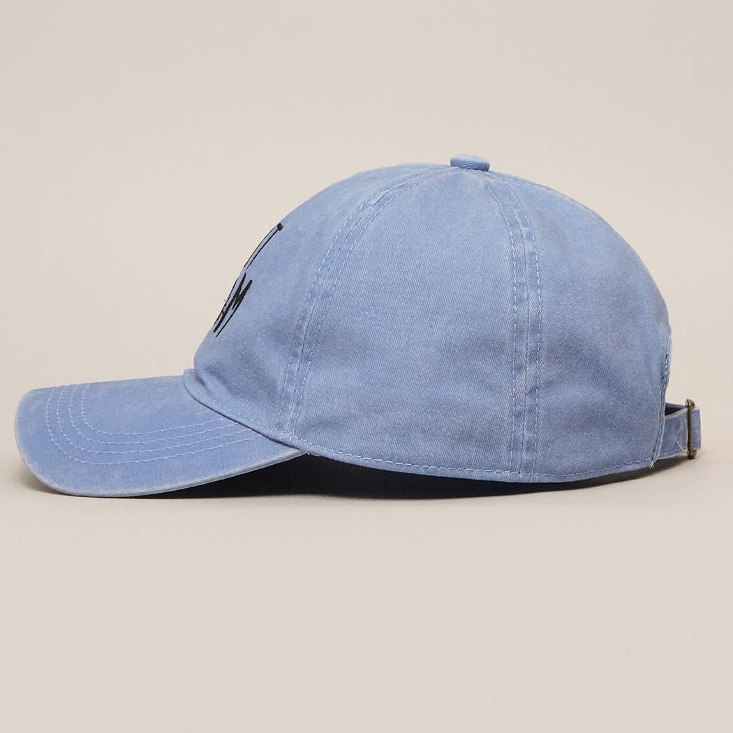 Image of CAT MOM Denim Cotton Adjustable Hat