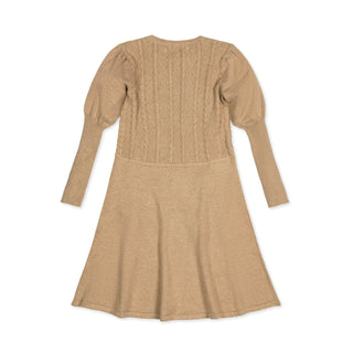 Organic Cable Bodice Sweater Dress