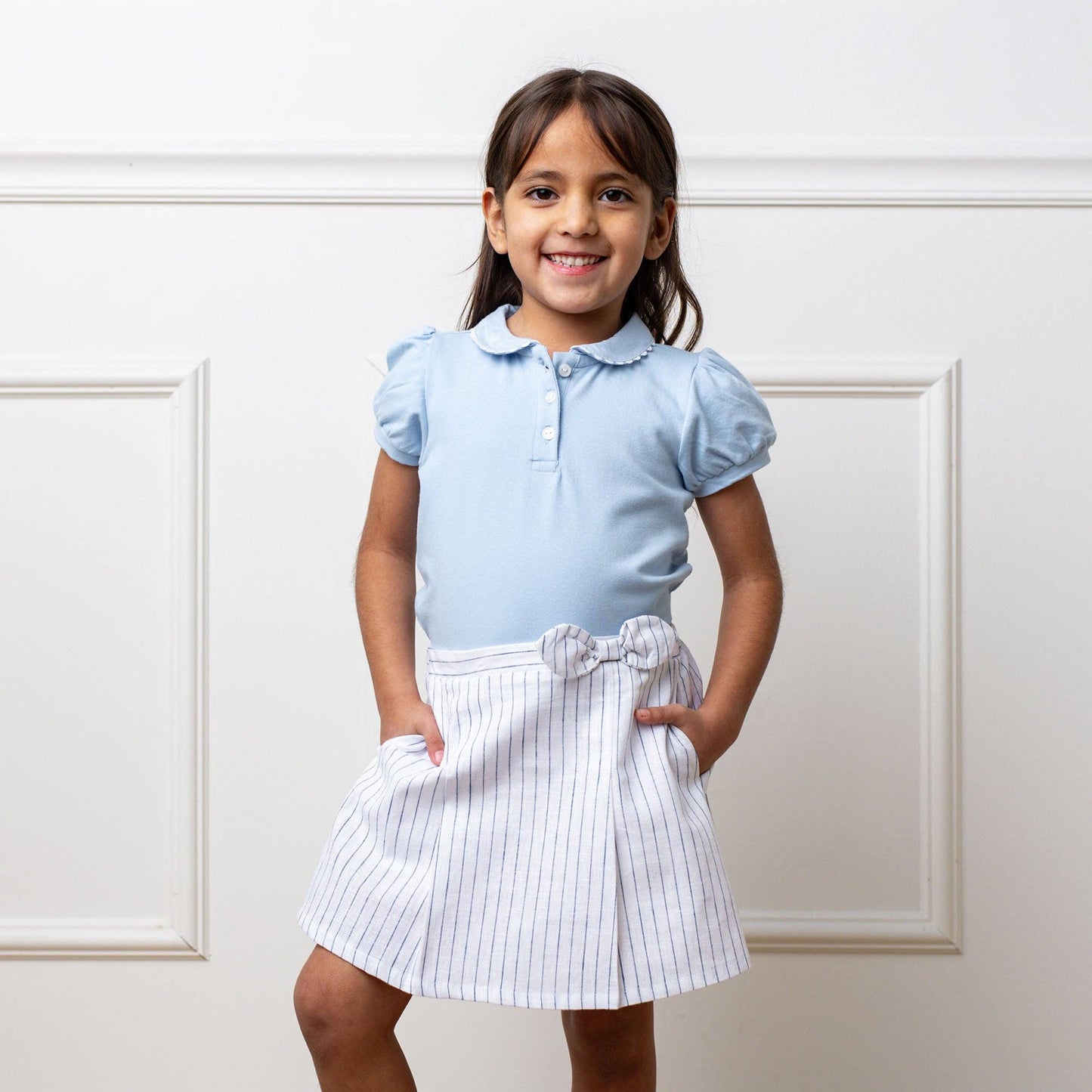 Hope and Henry - Organic Puff Sleeve Polo