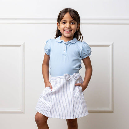 Hope and Henry - Organic Puff Sleeve Polo