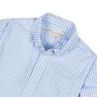 Hope and Henry - Organic Seersucker Shirt