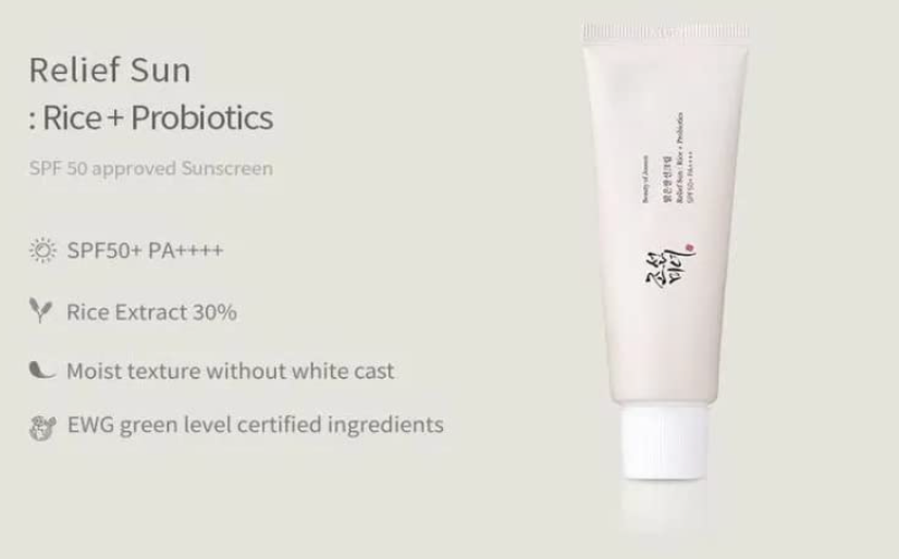 Relief Sun Rice + Probiotics SPF Sunscreen