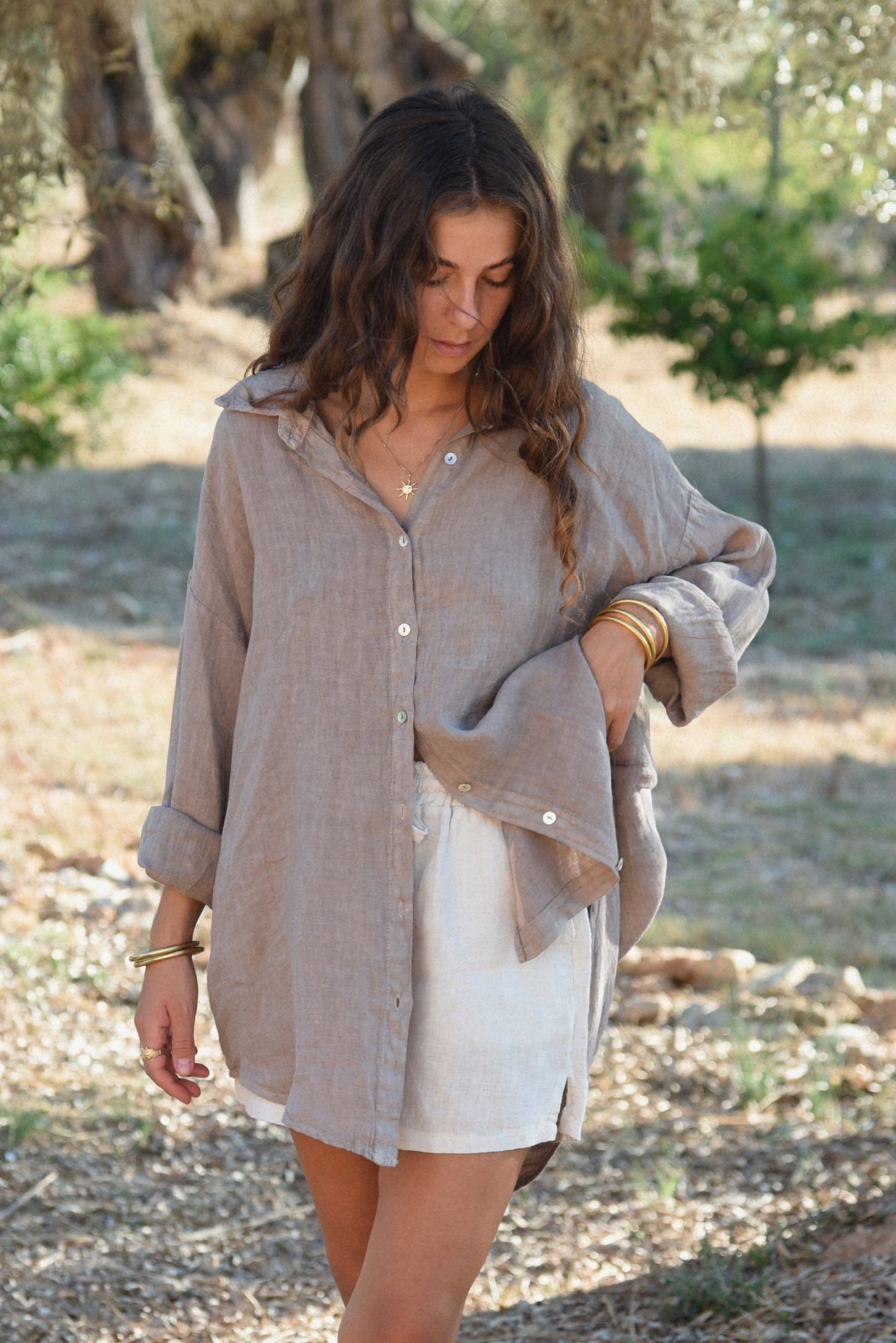 Beachwood - The Palma Shirt // Taupe