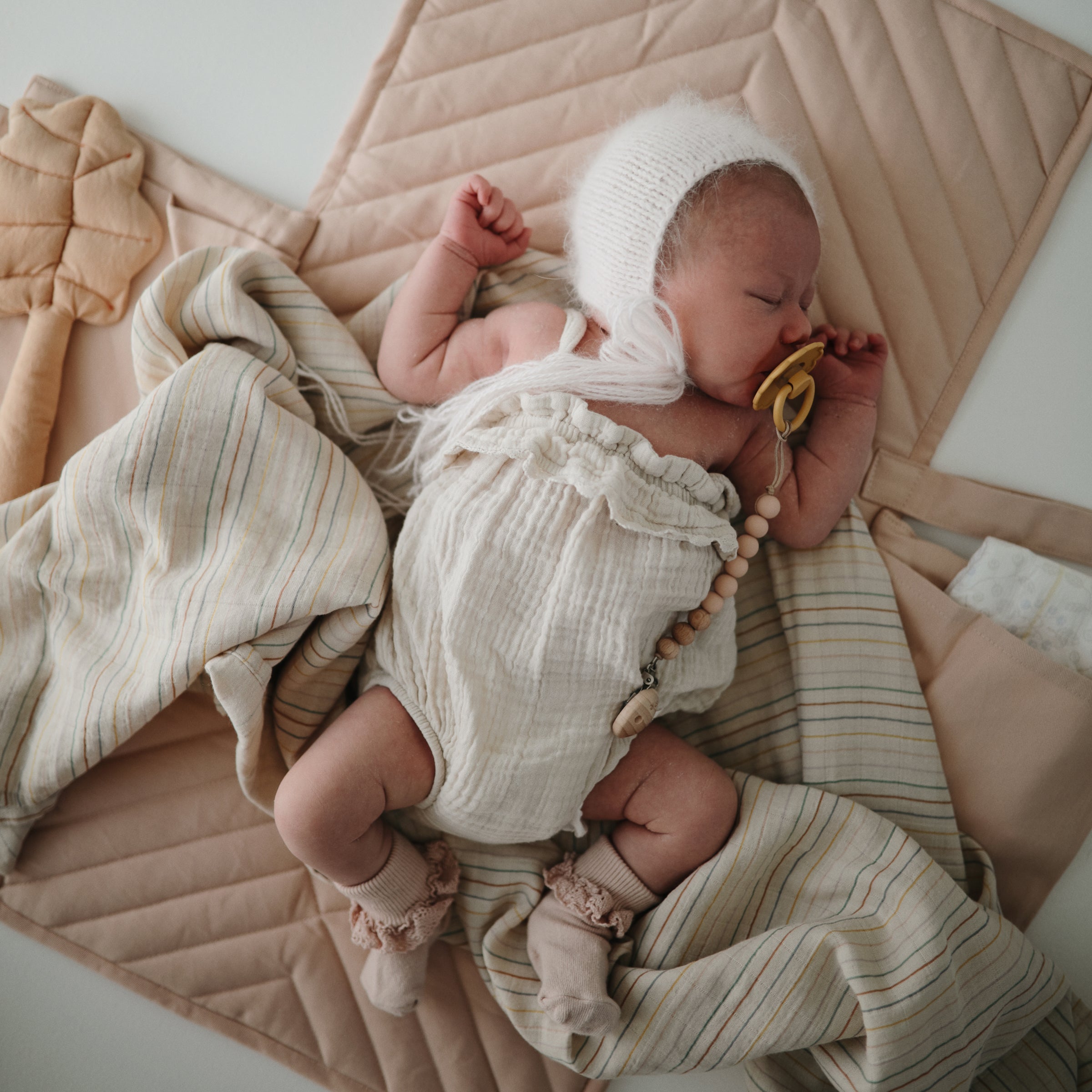 Image of Organic Cotton Muslin Swaddle Blanket