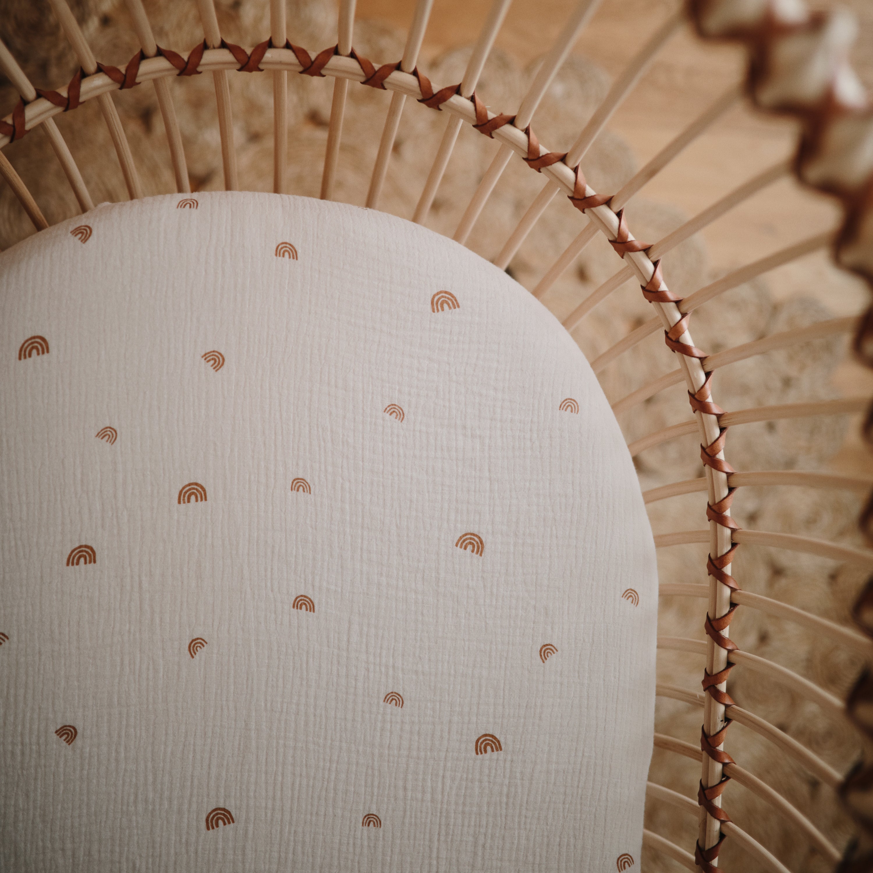 Image of Mini Muslin Crib Sheet