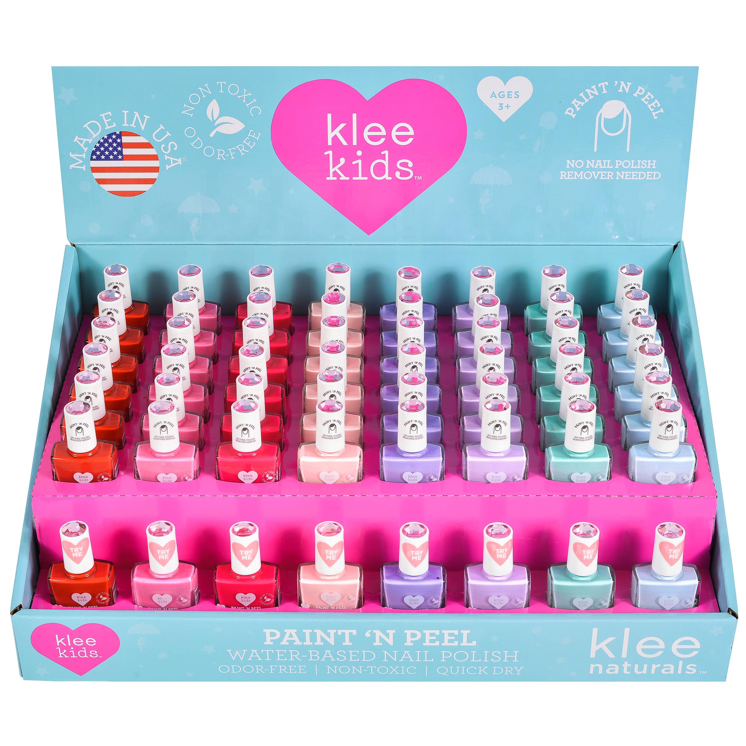 Klee Kids Water-Based Peelable Nail Polish