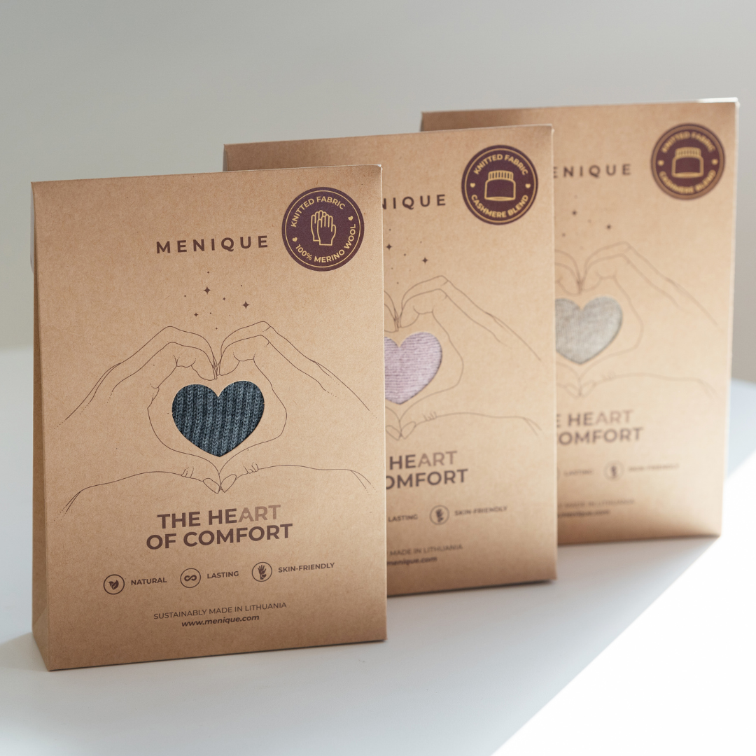 menique - Kids' Beanie Knitted Merino & Cashmere: 3-10 years / Dusty pink