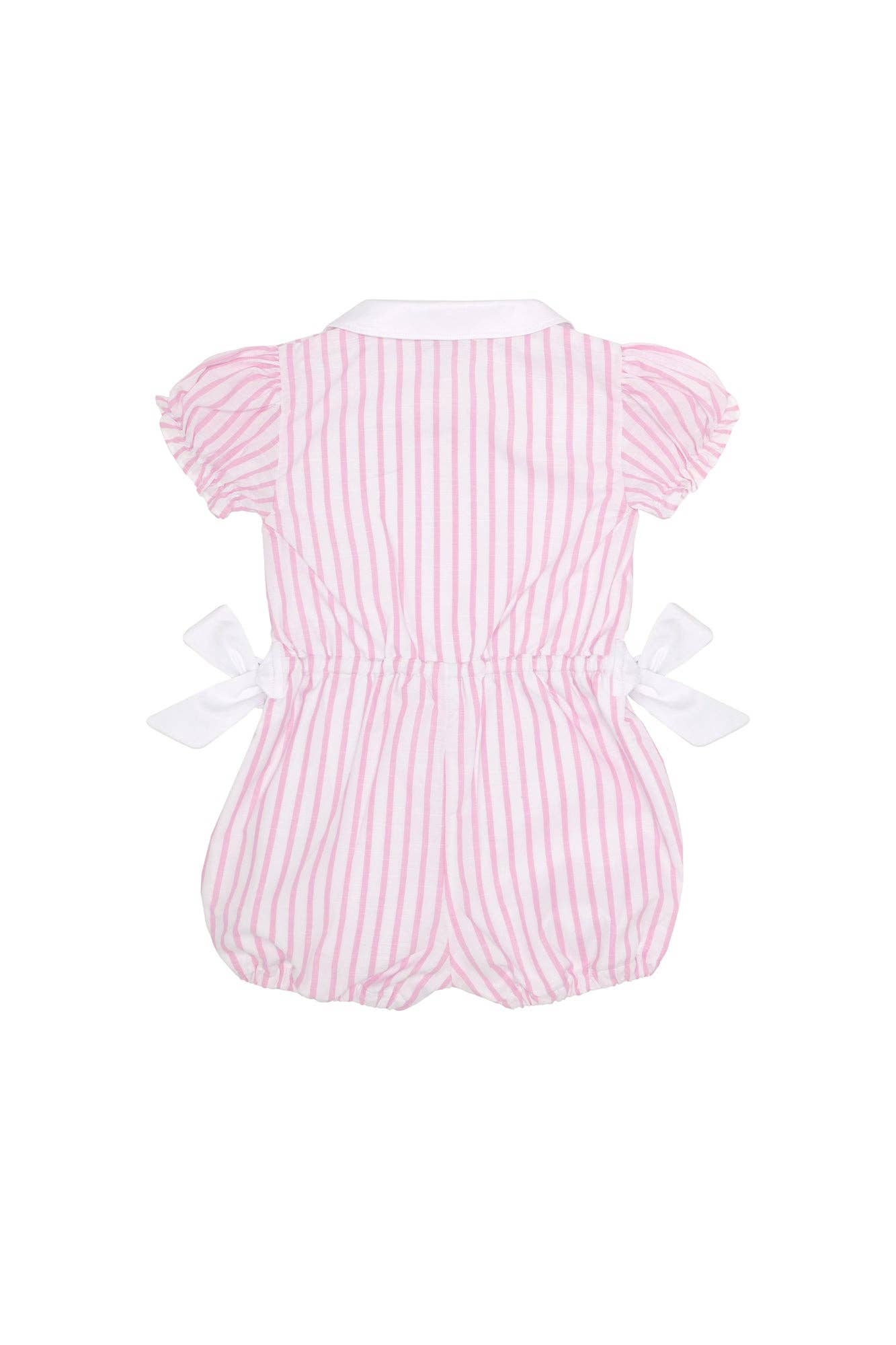 Image of Nellapima - Nella Bow Romper: Pink / Size 4