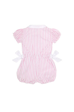 Image of Nellapima - Nella Bow Romper: Pink / Size 4