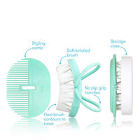 Image of Baby Head-Hugging Hairbrush + Styling Comb Set