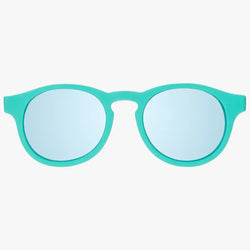 Image of Babiators - Baby and Kids Polarized Keyhole Sunglasses: Seafoam Blue | Seafoam Mirrored Lens