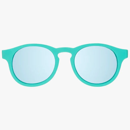 Babiators - Baby and Kids Polarized Keyhole Sunglasses: Seafoam Blue | Seafoam Mirrored Lens