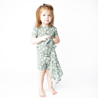 Emerson and Friends - Stay Sharp Bamboo Short Sleeve Kids Pajama Shorts Set: 6-7T