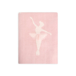 Viverano Organics - Ballerina Tutu 3D - Jacquard Sweater Knit Baby Blankets