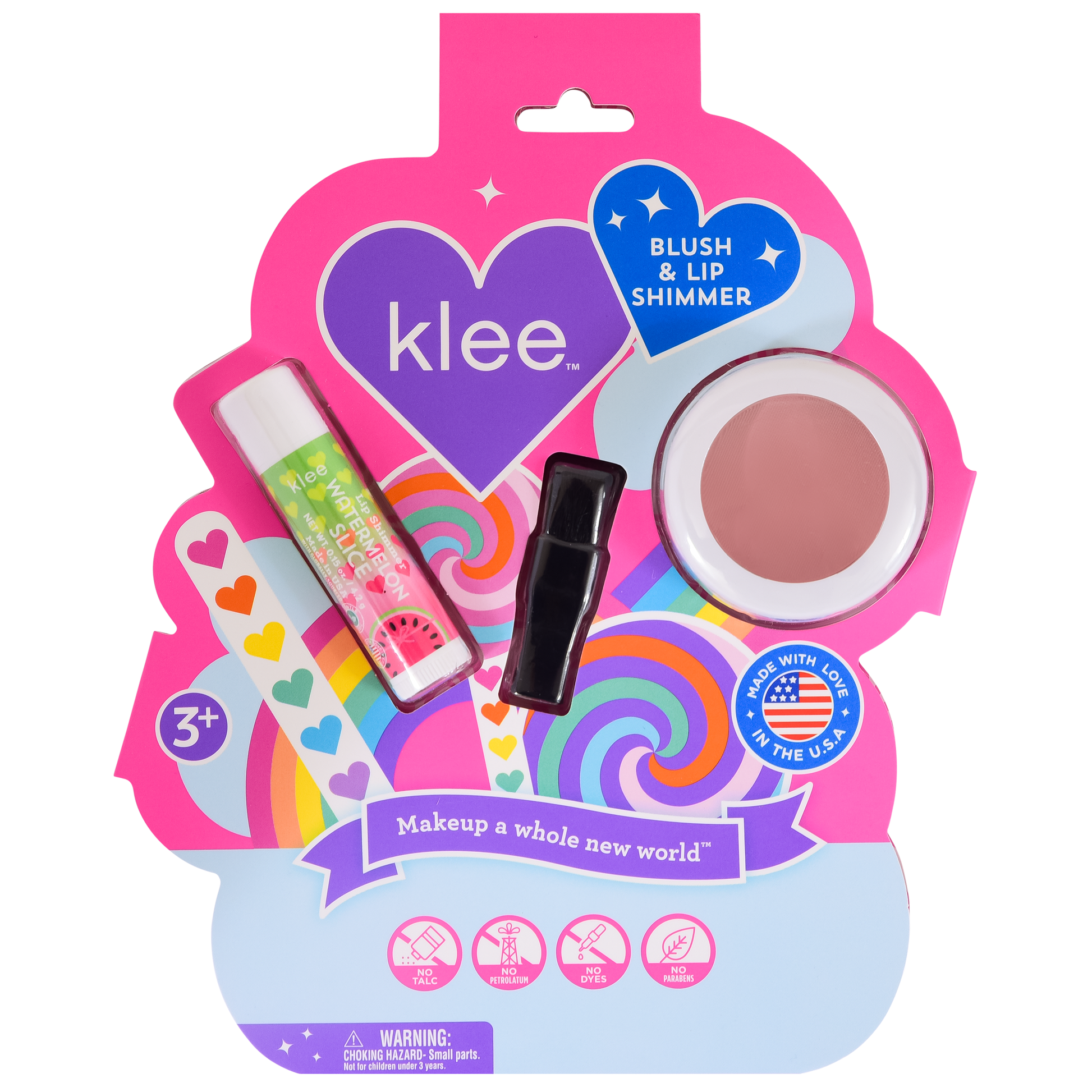 Rainbow Glitz - Blush and Lip Shimmer Set