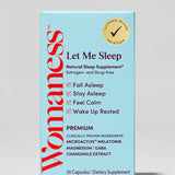 Womaness - Let Me Sleep - Natural Sleep Supplement: 30 capsules