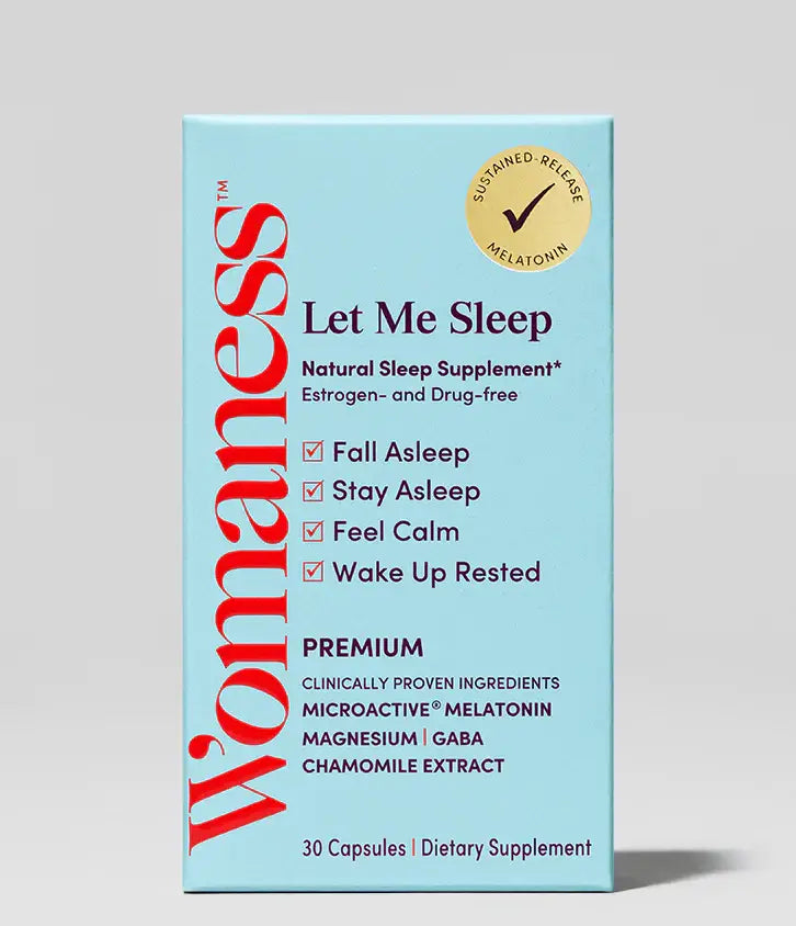 Image of Womaness - Let Me Sleep - Natural Sleep Supplement: 30 capsules