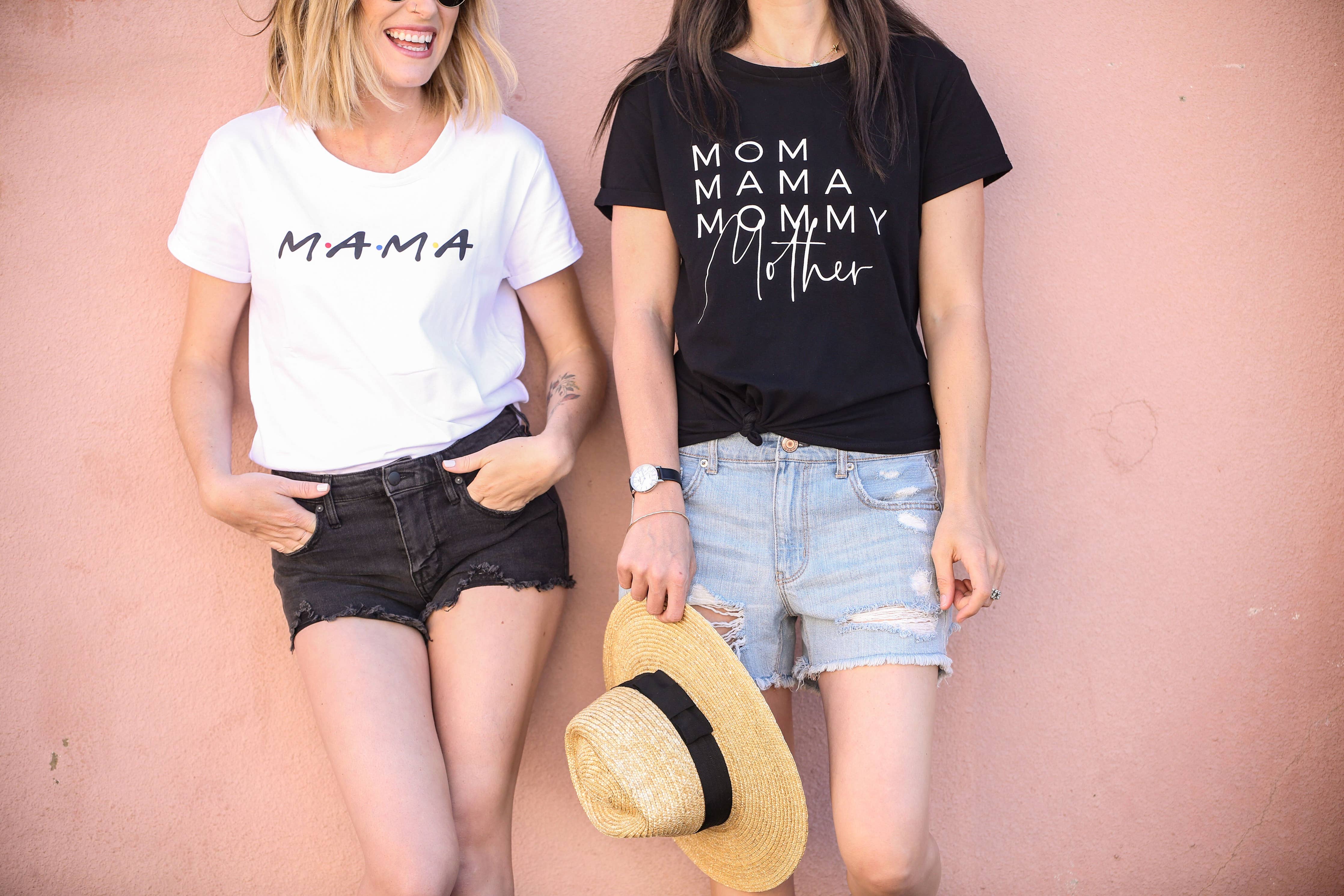 Image of to: little arrows - Mom Names Shirt: M