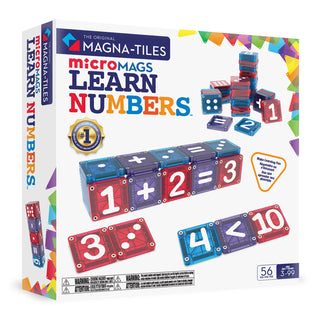 Magna-Tiles - MicroMAGS LEARN Numbers™ 56 Piece Set